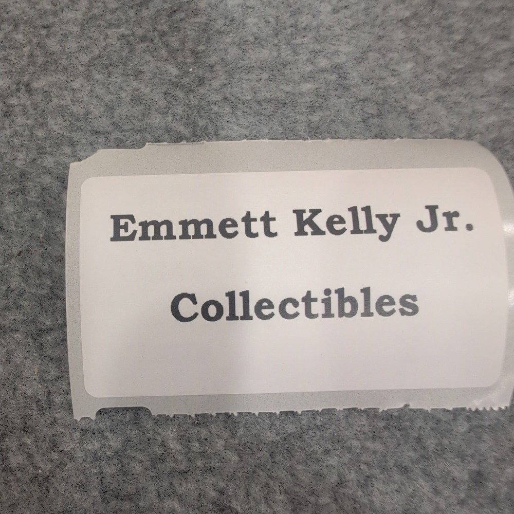 Emmett Kelly Jr Collectibles Porcelain Clown Figurine Riding Unicycle - Picture 7 of 7